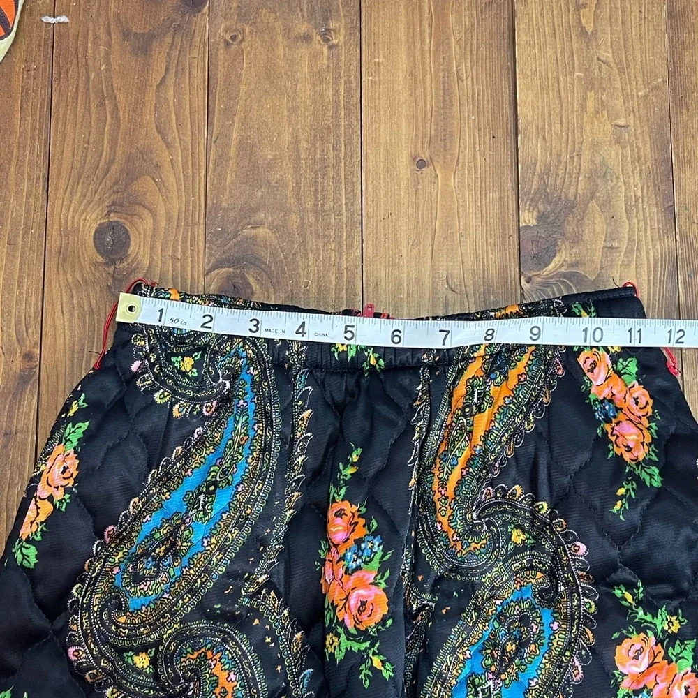 Loungewear by Danville size small quilted maxi house skirt